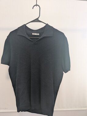 Zara Men's Navy Polo-shirts